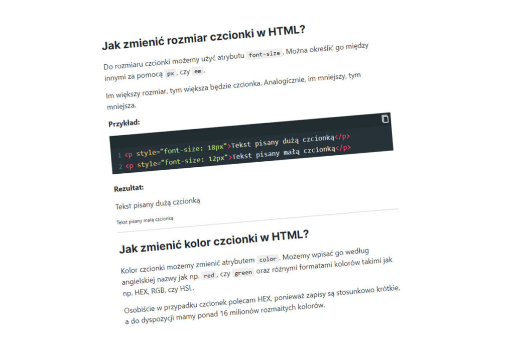 Jak zmienić czcionkę w HTML?